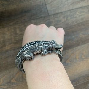 Brighton alligator bracelet with Swarovski